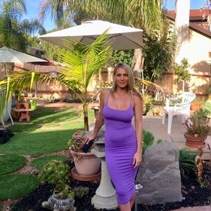 Naked Wardrobe Purple Dress